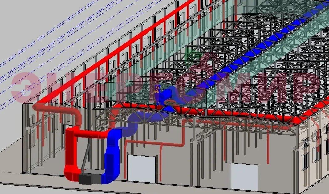 Воздушное отопление: что это, принцип работы, типы, применение, примеры