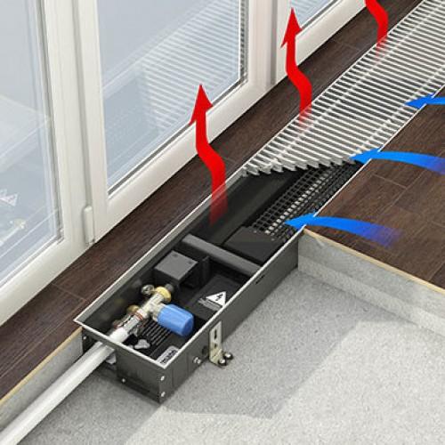 Внутрипольный конвектор Varmann Qtherm ECO 275-90